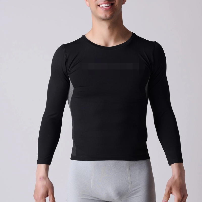 Men sportswear, elastic for movement, Athletic Shirt, Sublimation Yoga shirts, XLLS001, More ventilated