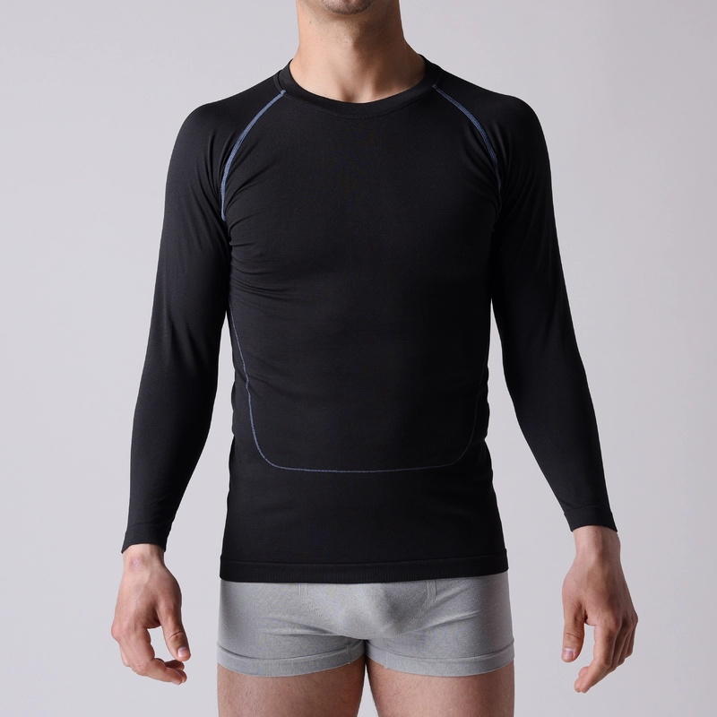 Gym T-shirt, seamless OEM man sports Shirt, long sleeve, XLLS003, Functional underwear