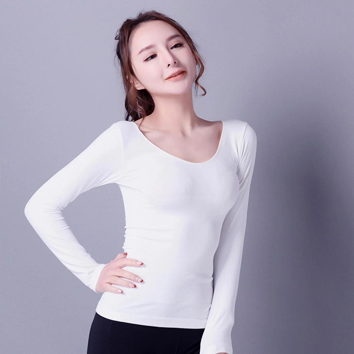 Woman T-shirt, fashion style, simple bodybuilding, white Sports Shirt XLLS010