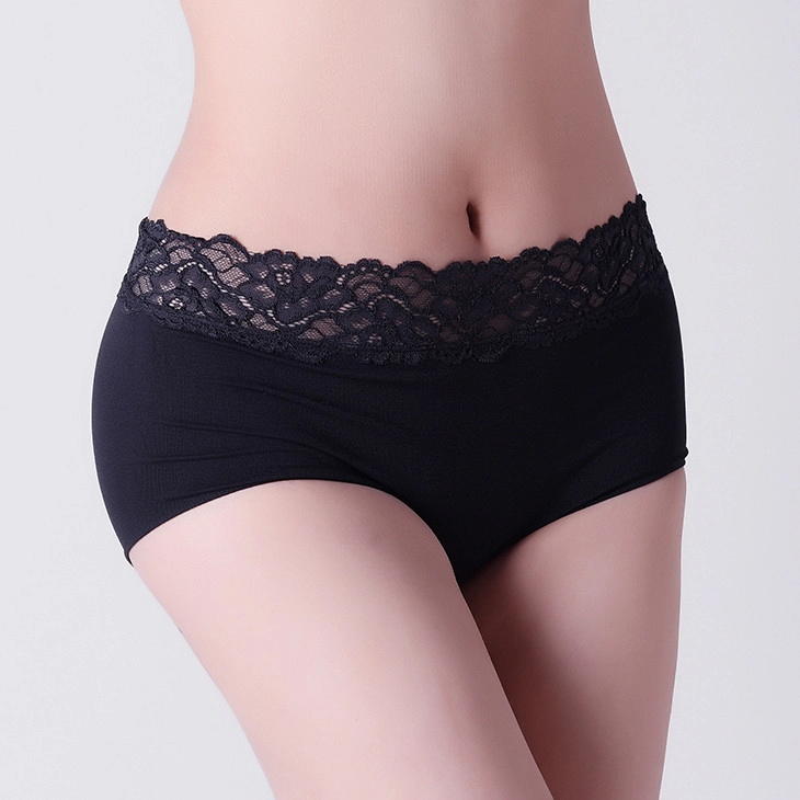 Lady briefs, lace design, soft weave. Lace underwear, XLS049 woman underwear